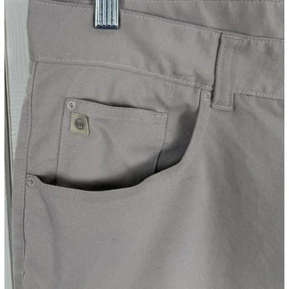 Peter Millar EB66 Performance Five Pocket Pants Mens Golf Chino Beige 34x32 - Picture 4 of 12